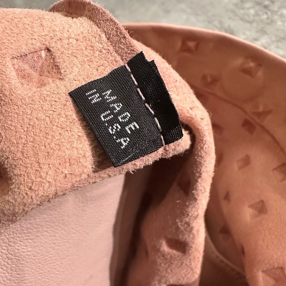 Marie Turnor Pyramid Stud lunch Bag Clutch Rose - Picture 6 of 10